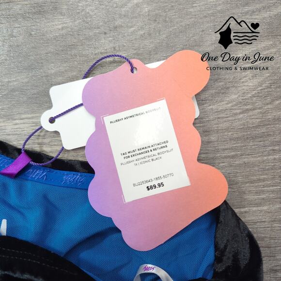 Yitty One Arm Velour Bodysuit Size 1X - Picture 2 of 5